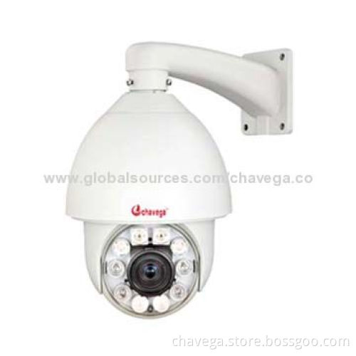 Intelligent 150m IR Tracking High-speed PTZ Camera, 27x Optical Focus, 800TVL Resolution